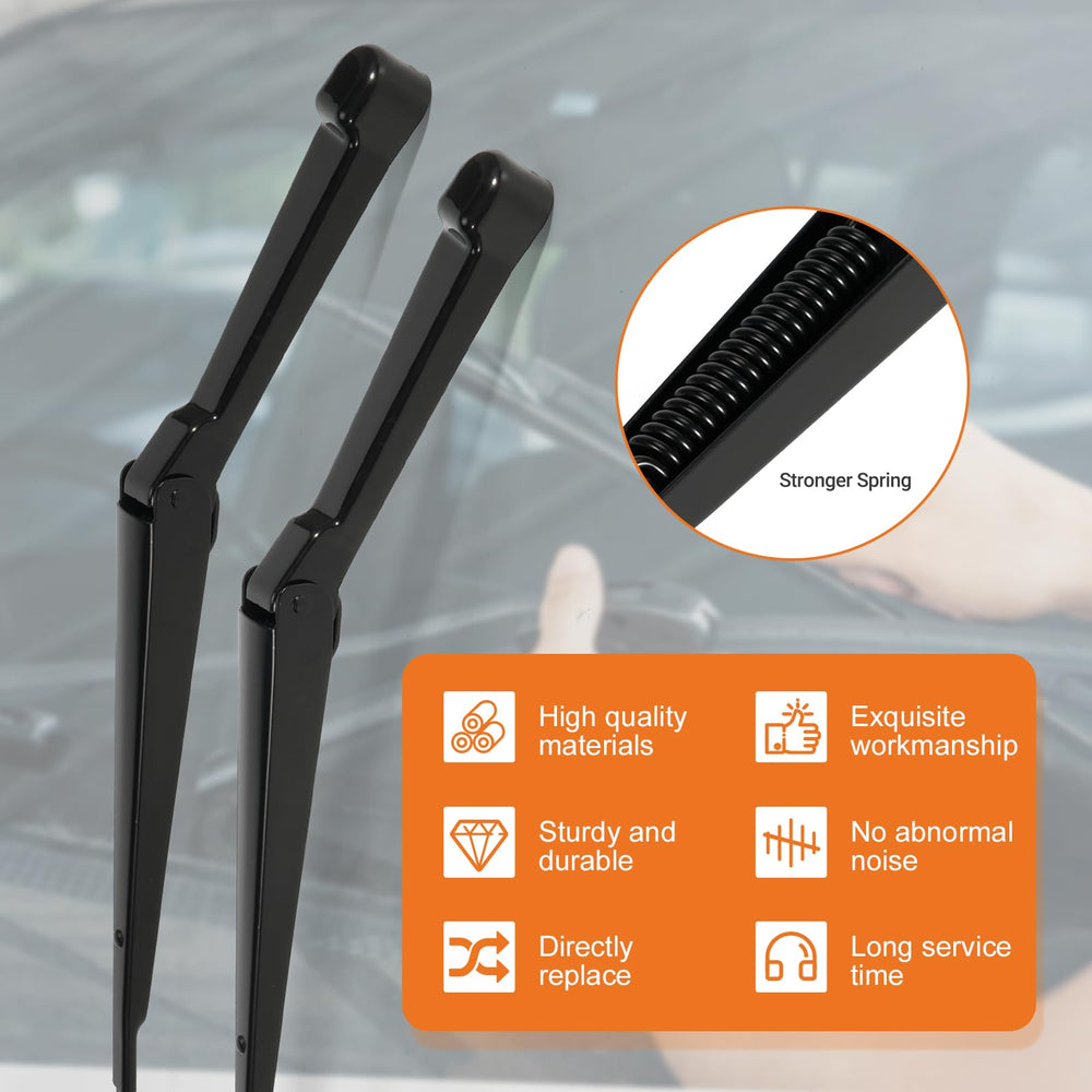 Dilomber installed on S10 windshield demonstrating proper blade sweep