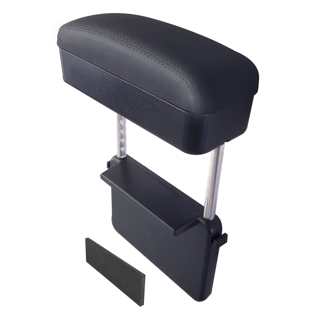 Dimeani front view of armrest box showing clean installation and added storage benefit