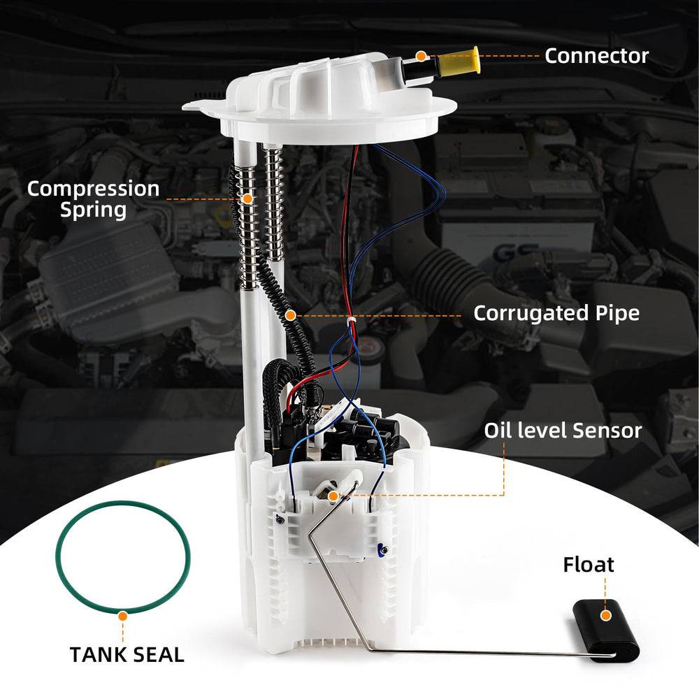 DIRBOERF top label and assembly layout for easy identification and correct install