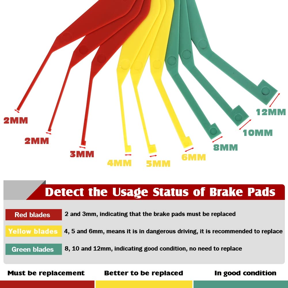 DITKOK color-coded fins highlighting green yellow red signals for instant wear reading