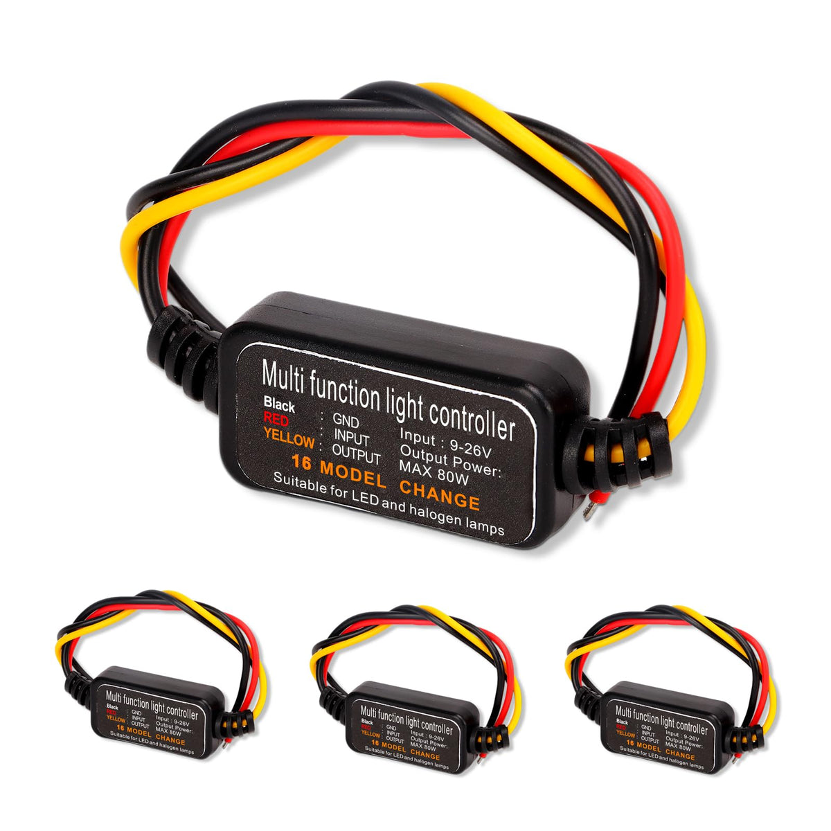 Diydeg front view of controller showing compact design and durable casing increases reliability