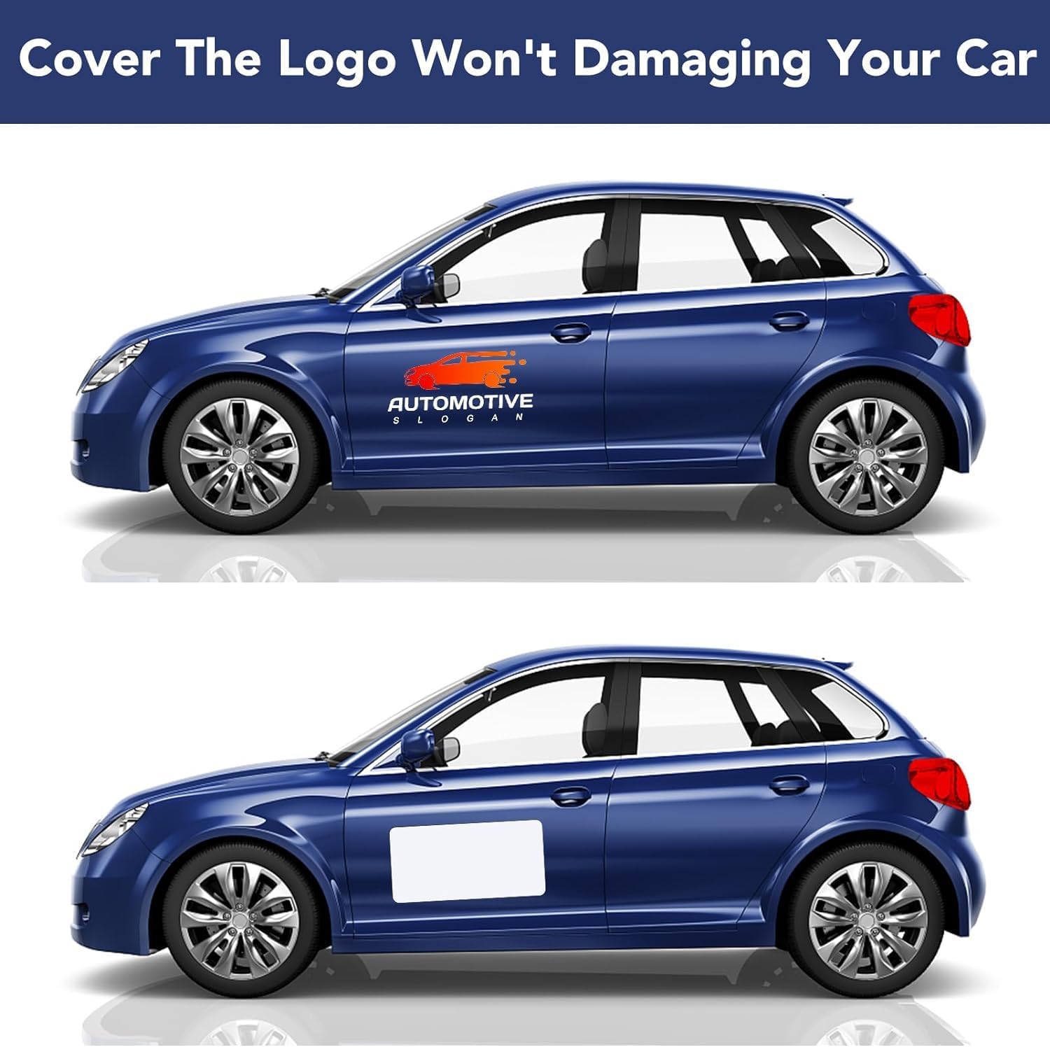 DIYMAG magnet peeled back revealing untouched paint and safe removal benefit