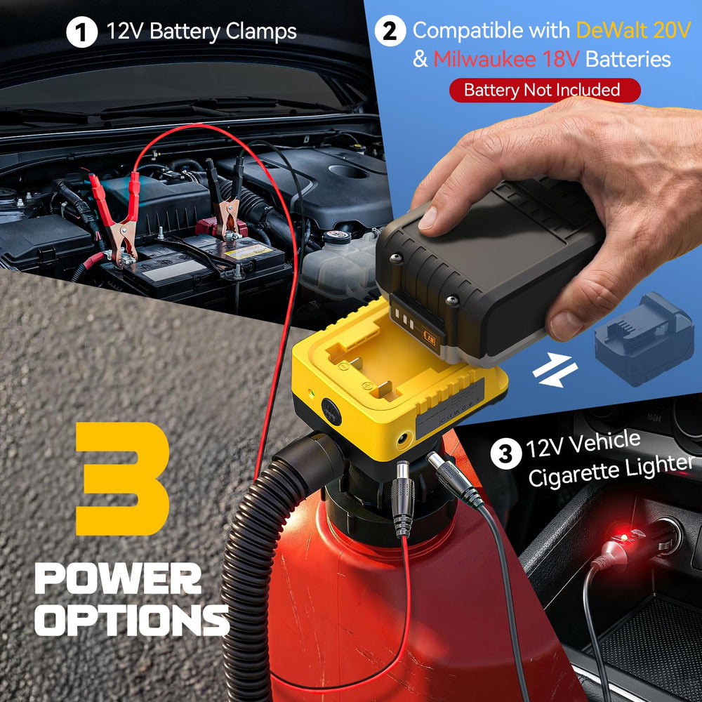 DIYtoolifz connected to vehicle 12V outlet showing roadside powering benefit