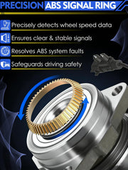 DJB ABS encoder closeup showing sensor ring to preserve ABS function