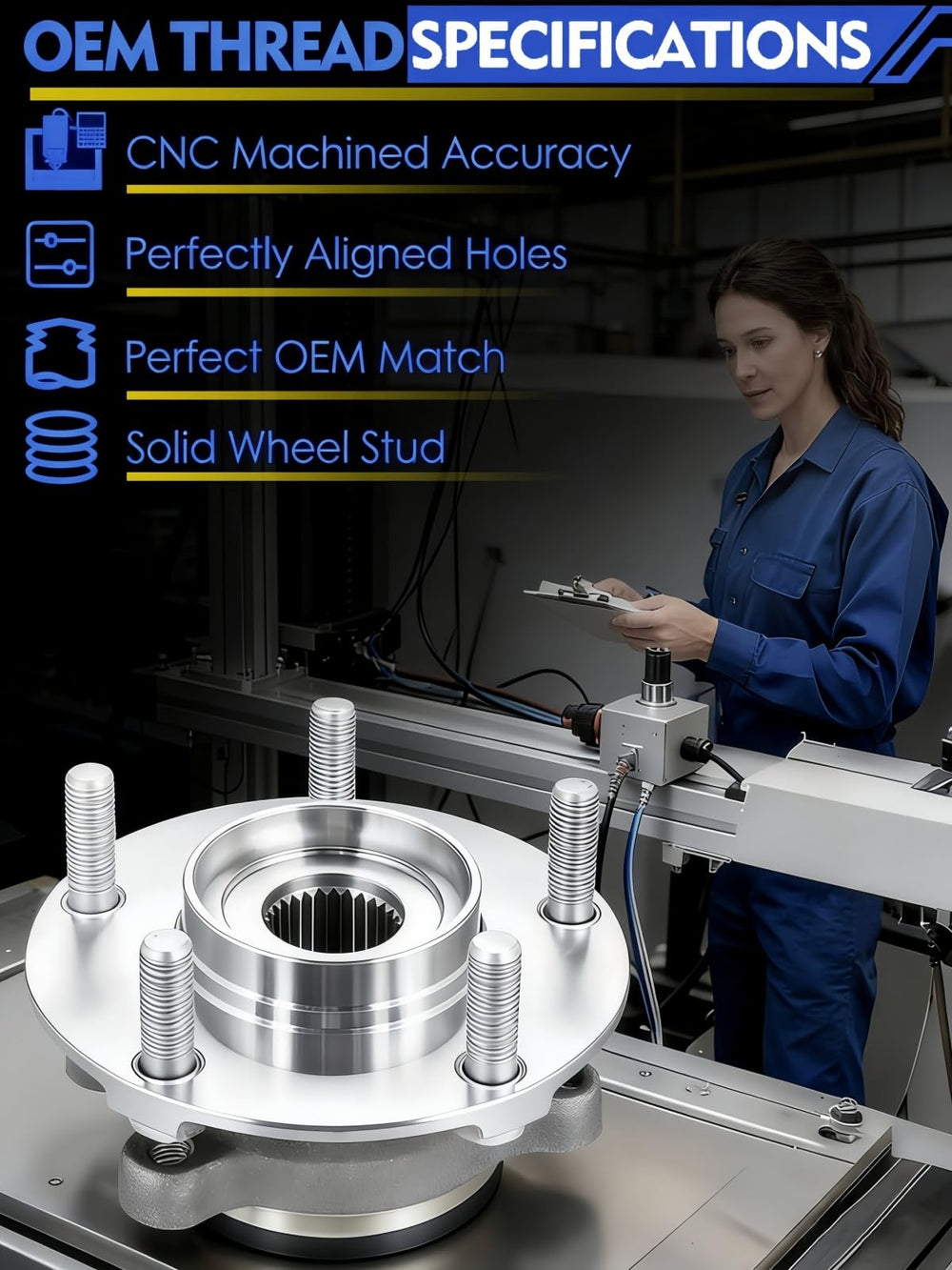 DJB close-up of sealed bearing edge demonstrating pre-lubrication and long-life protection