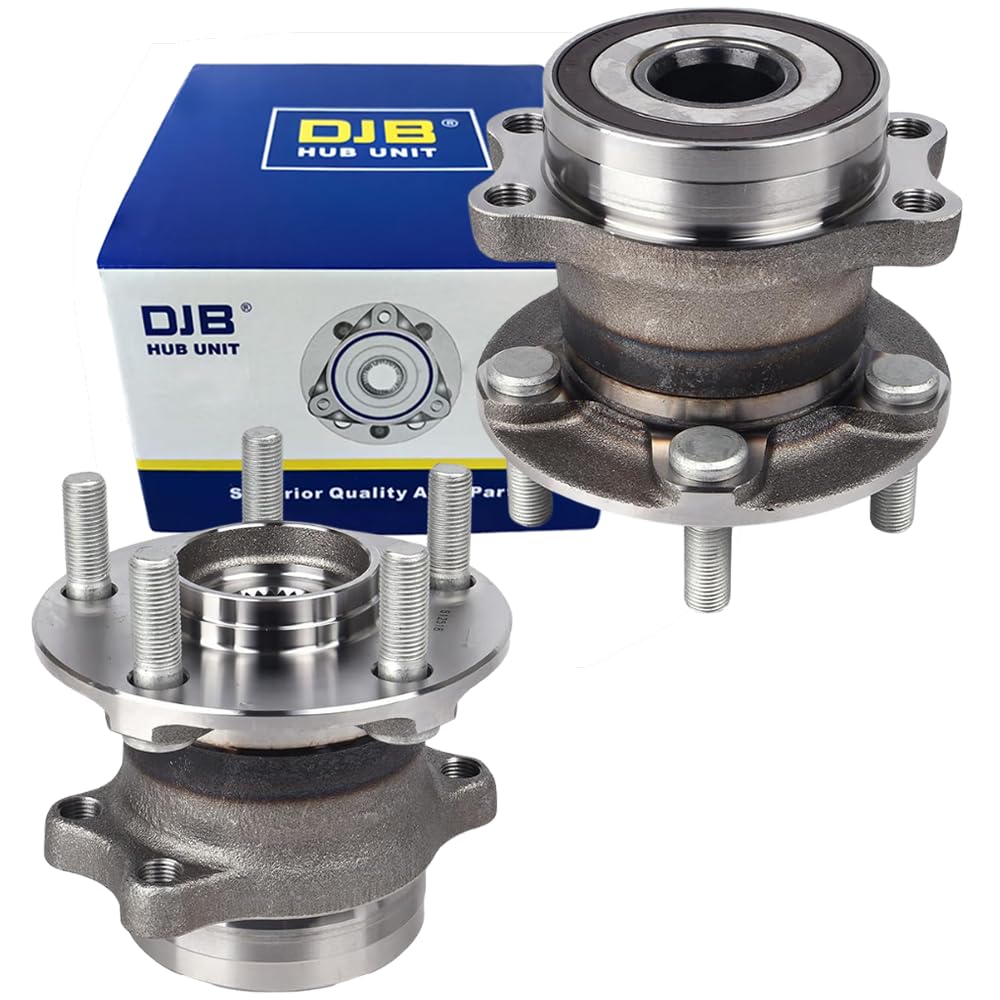 DJB rear hub assembly front view showing mounting face and studs for accurate replacement