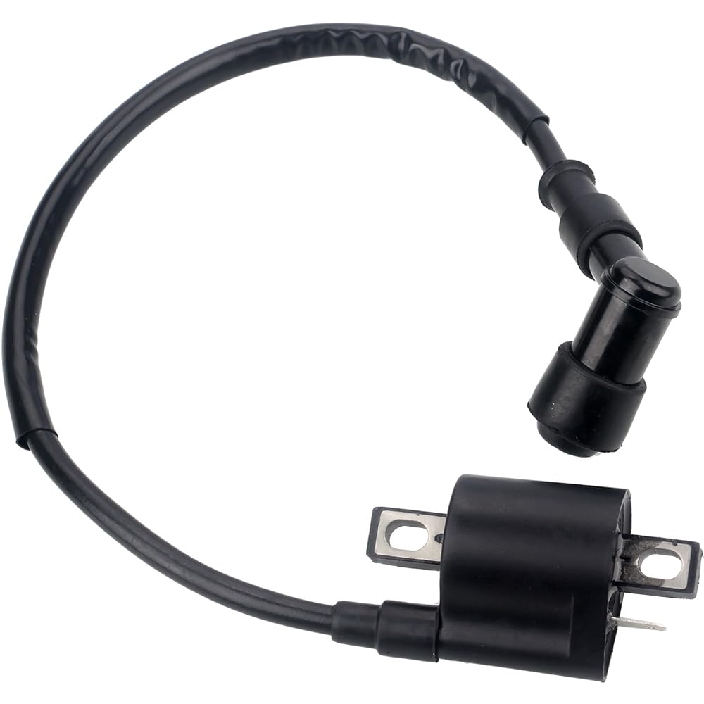DKIIGAME ignition coil installed on ATV demonstrating reliable spark delivery