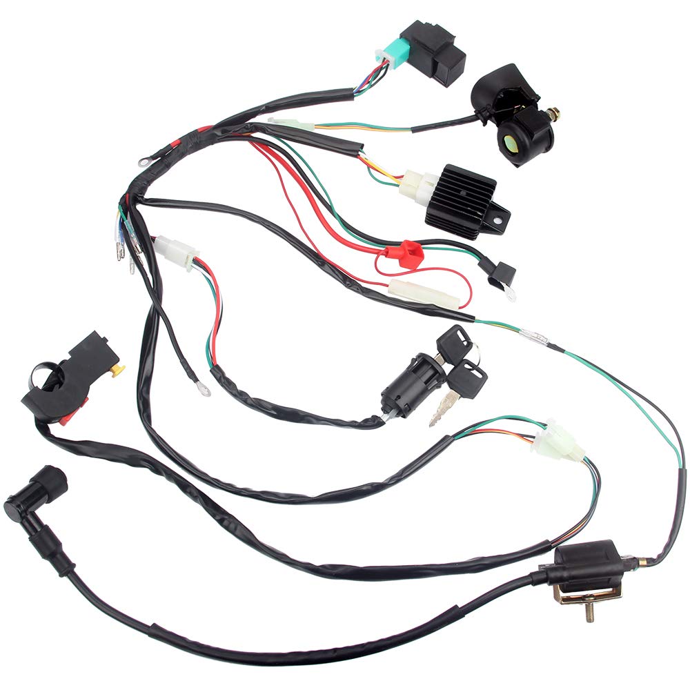 DKIIGAME keyed ignition switch and CDI displayed for simplified controls