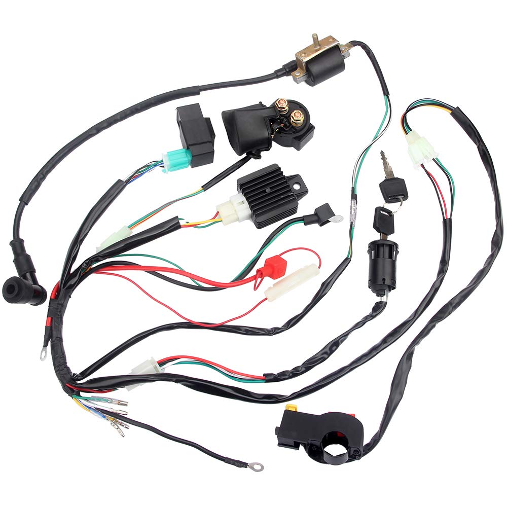 DKIIGAME package contents laid out showing complete kit for full replacement