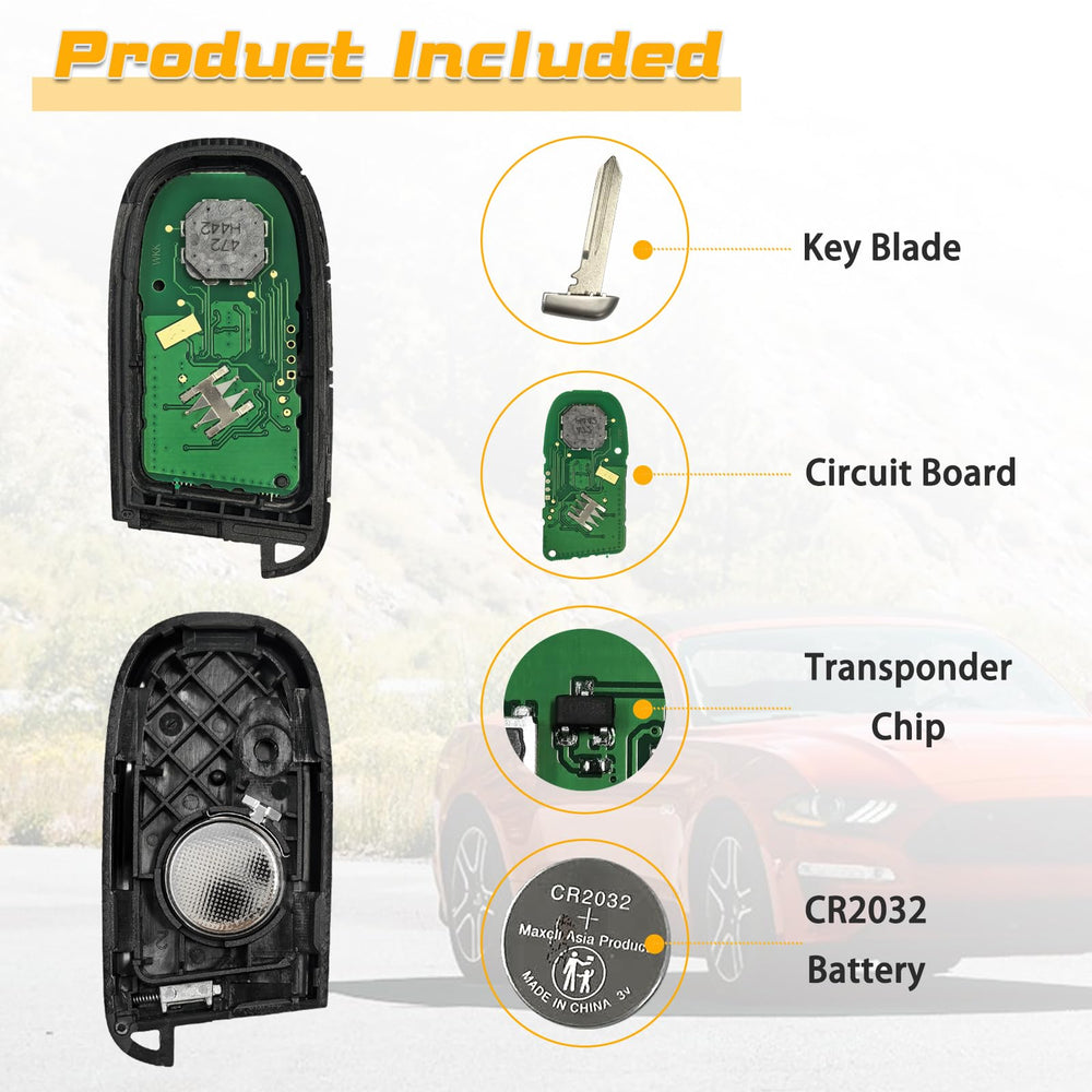 DLGHPO hand holding fob to show scale and comfortable ergonomic design