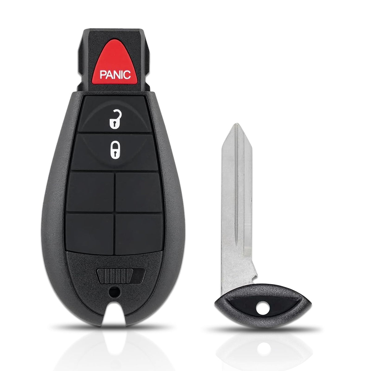 DLGHPO front view of key fob showing buttons and fit