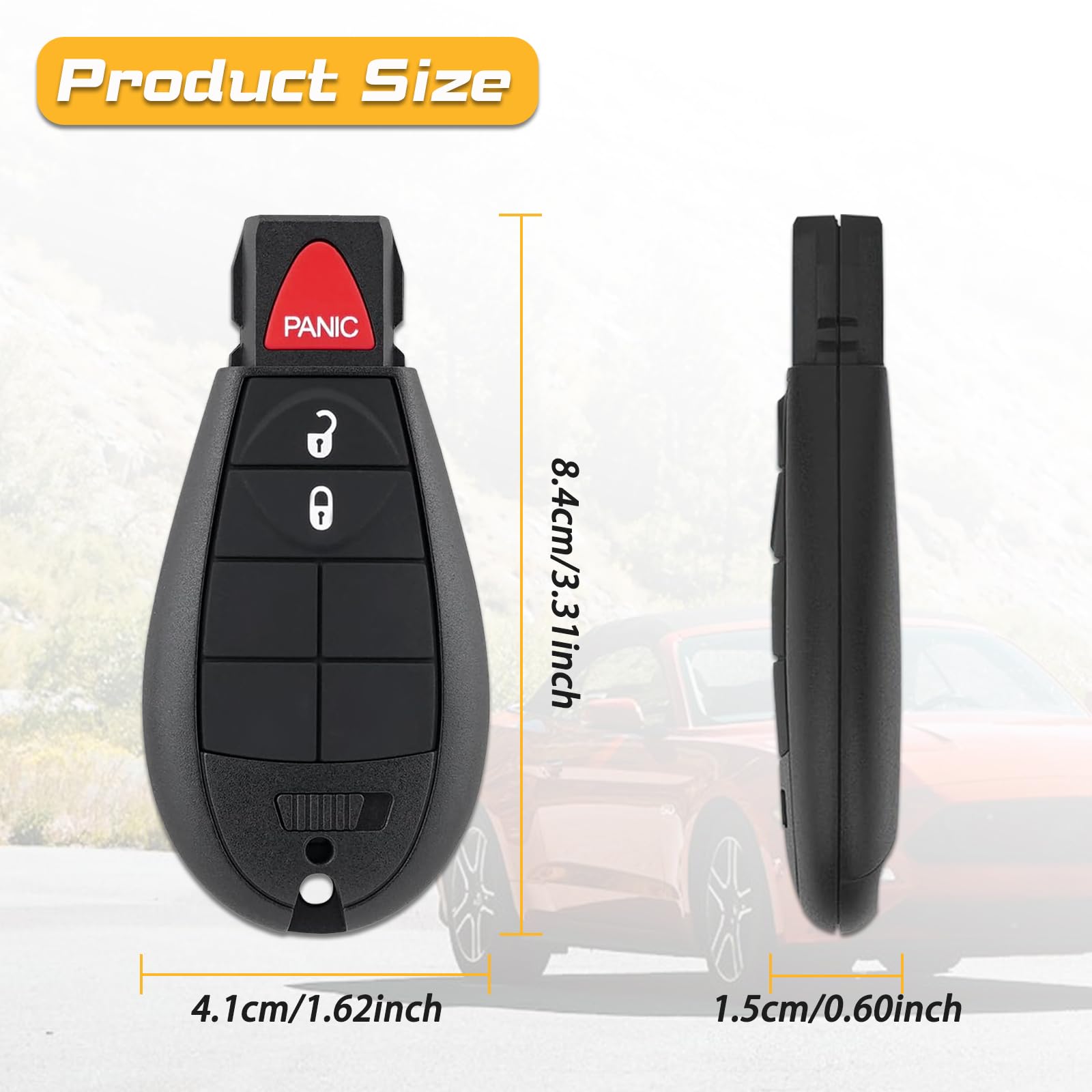 DLGHPO hand-held fob demonstrating ergonomic grip and ease of use