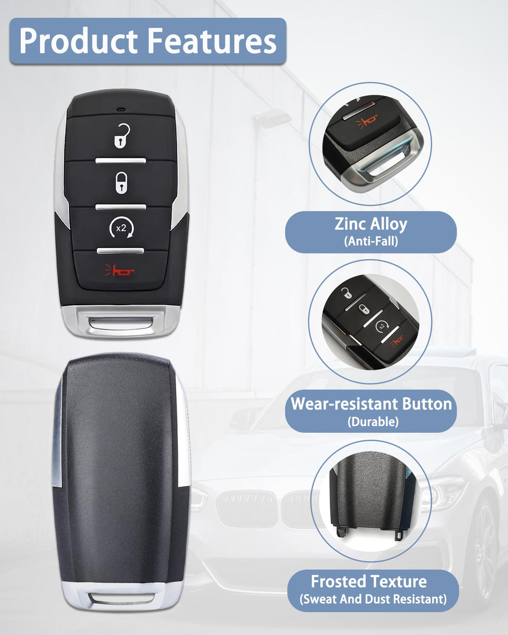 DLGHPO size comparison next to house key illustrating compact, accurate scale