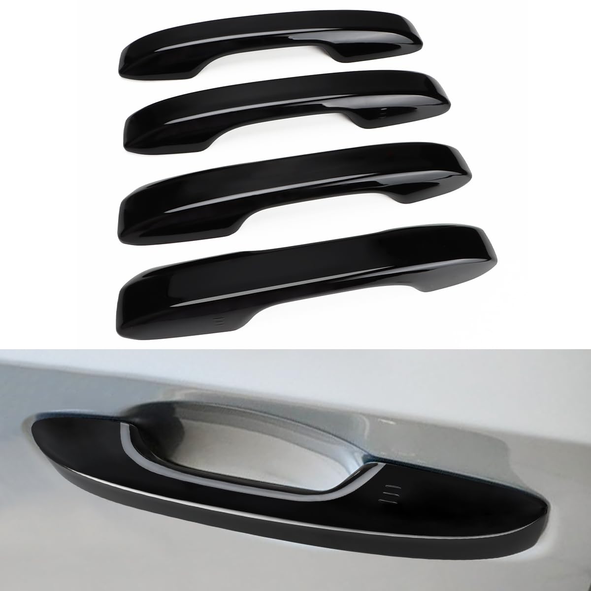 DLOVEG front view handle cover showing sleek silhouette and instant style upgrade