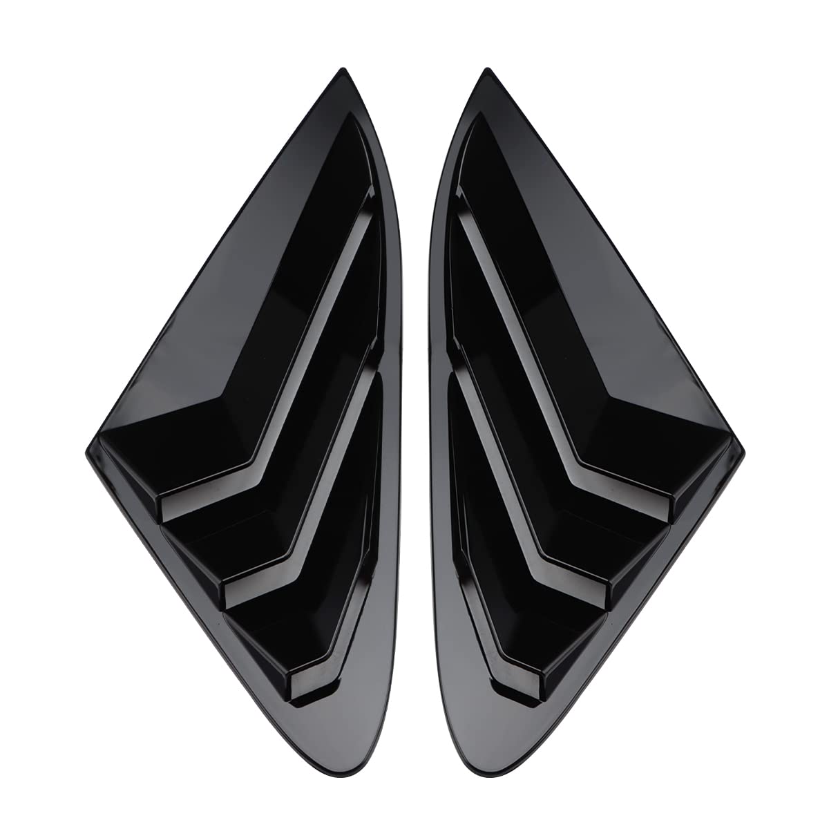 DLOVEG louvers on parked K5 in street setting showing enhanced curb appeal benefit