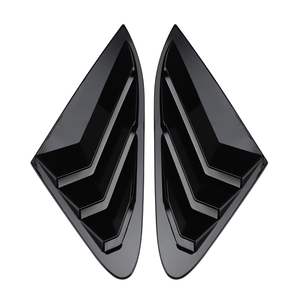 DLOVEG louvers on parked K5 in street setting showing enhanced curb appeal benefit