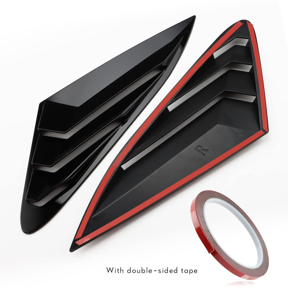 DLOVEG louver held next to hand showing compact size and easy handling benefit
