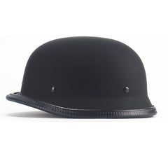 DLPACKJ helmet worn on a cruiser demonstrating vintage look and fit