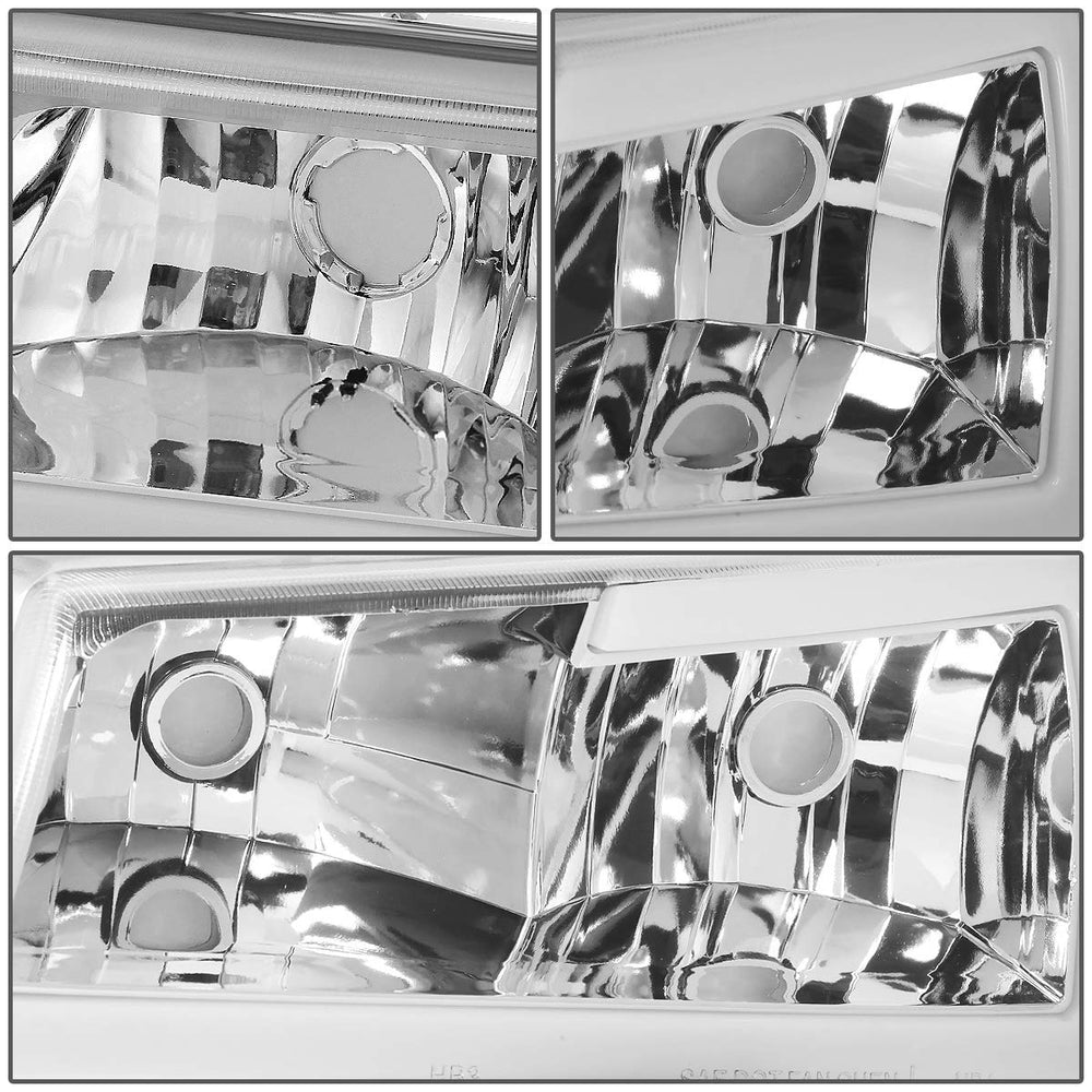 DNA MOTORING bumper parking lamps set demonstrating complete front-end signal coverage
