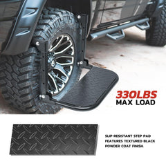 DNA Motoring close-up of textured step pad offering slip-resistant secure footing