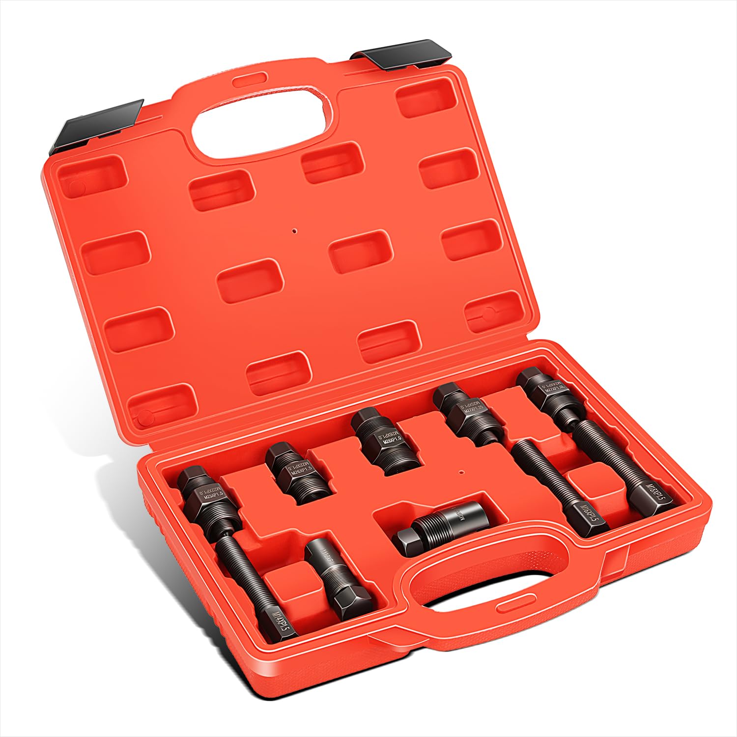 DNA MOTORING front view of kit showing red case and tools, useful for quick identification