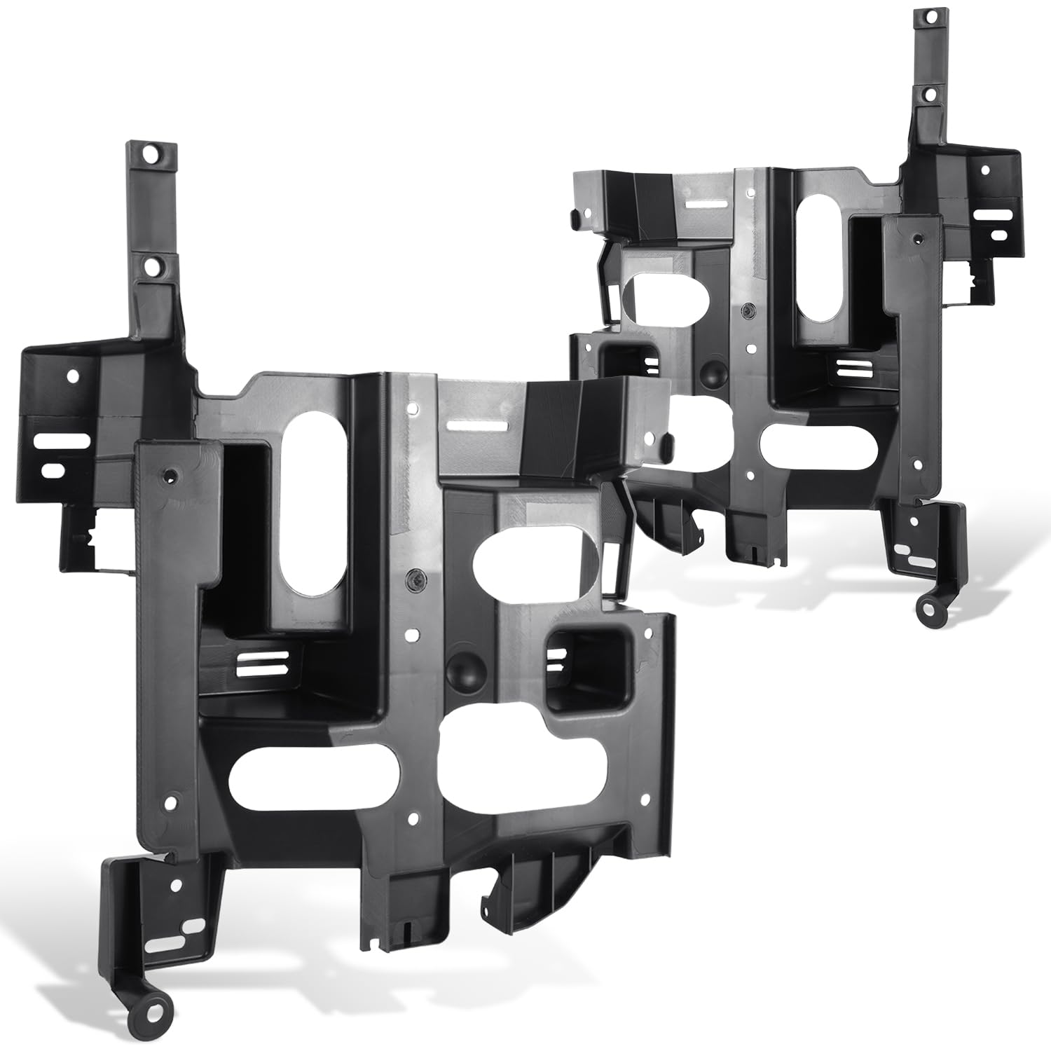 DNA MOTORING front view of left and right brackets showing fit and symmetry