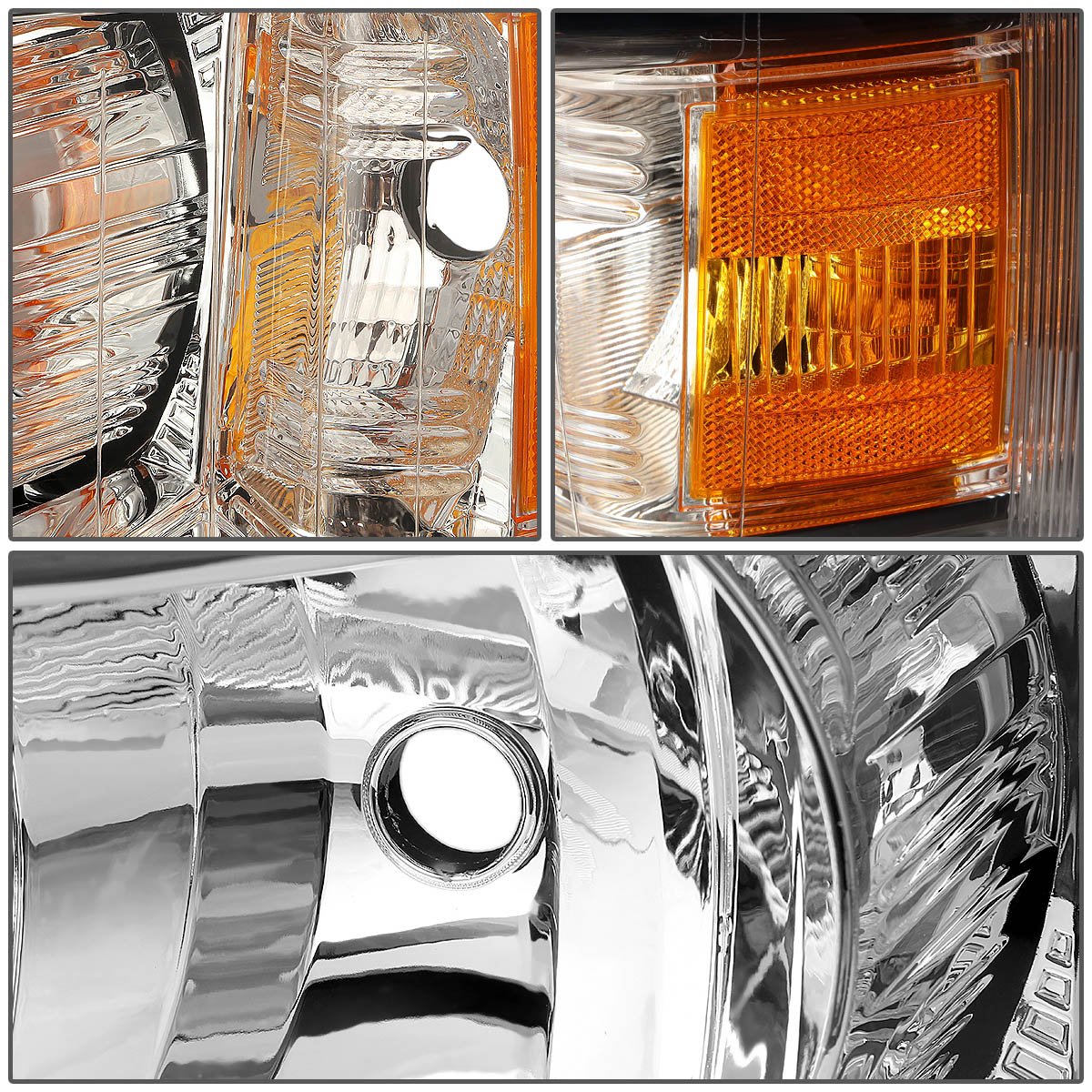 DNA MOTORING inner reflector and housing detail improving light distribution