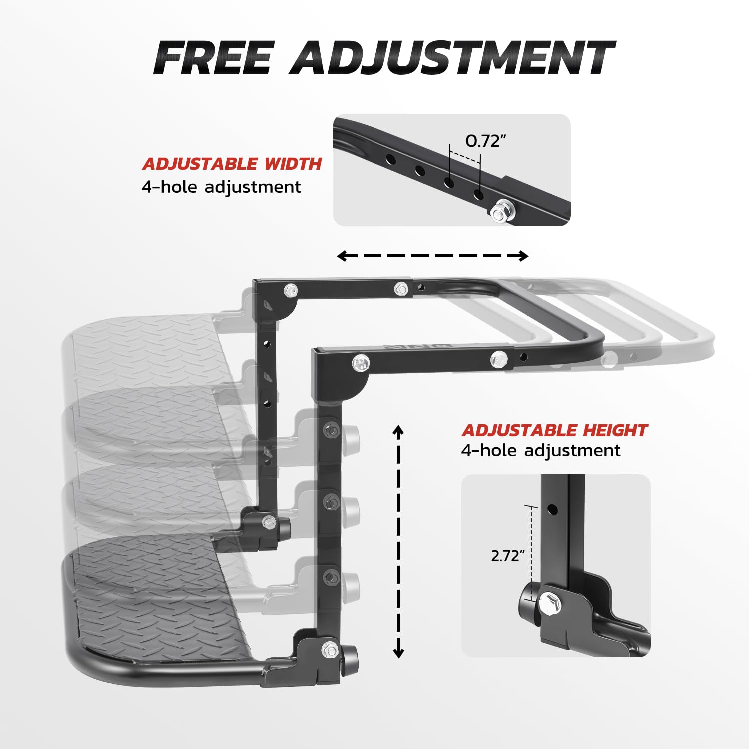 DNA Motoring rubber contact pad detail protecting tire sidewall from scratches