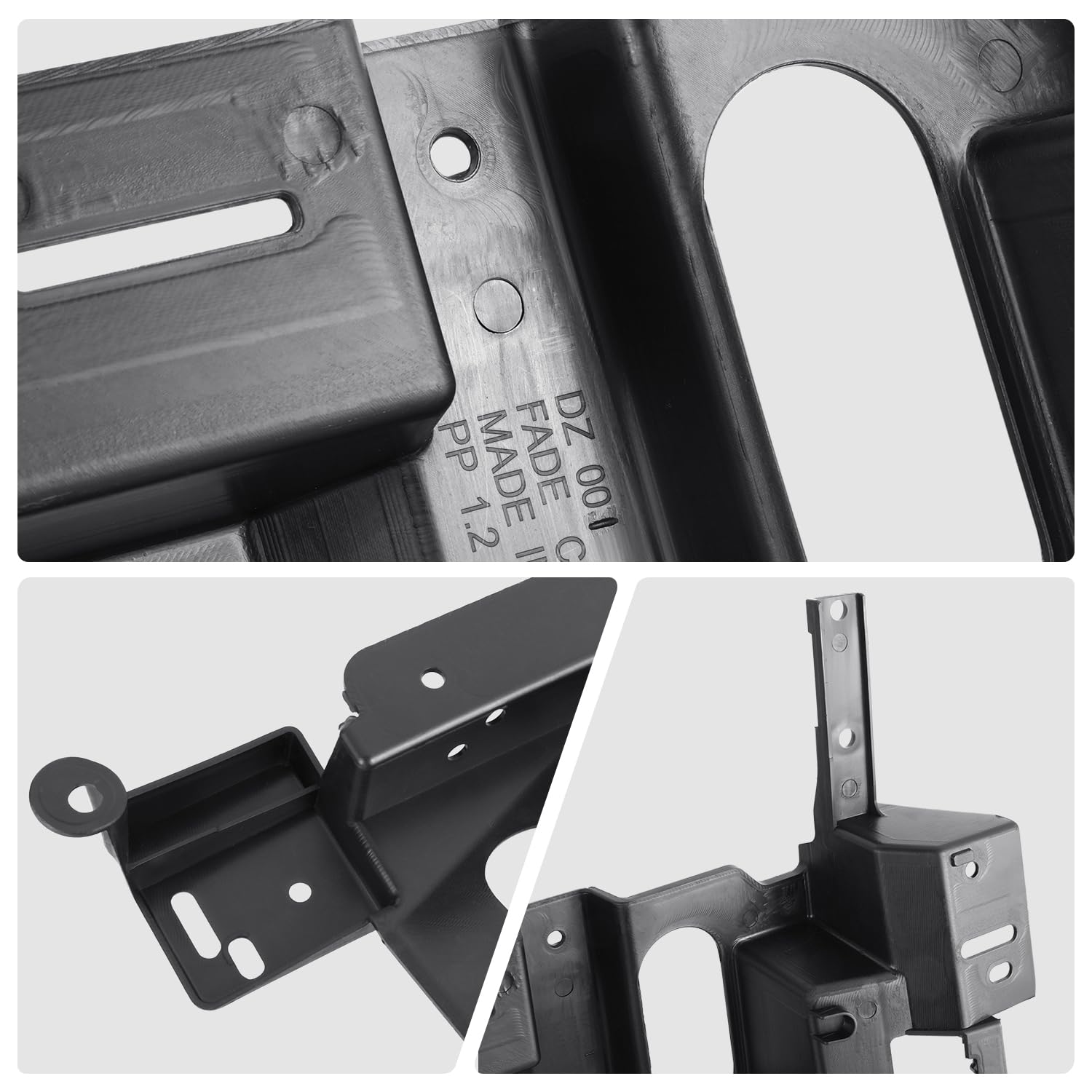 DNA MOTORING side profile showing bracket contour for accurate headlamp support