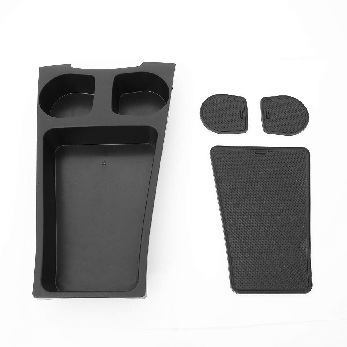 DNA MOTORING size comparison with smartphone showing usable space and easy phone access