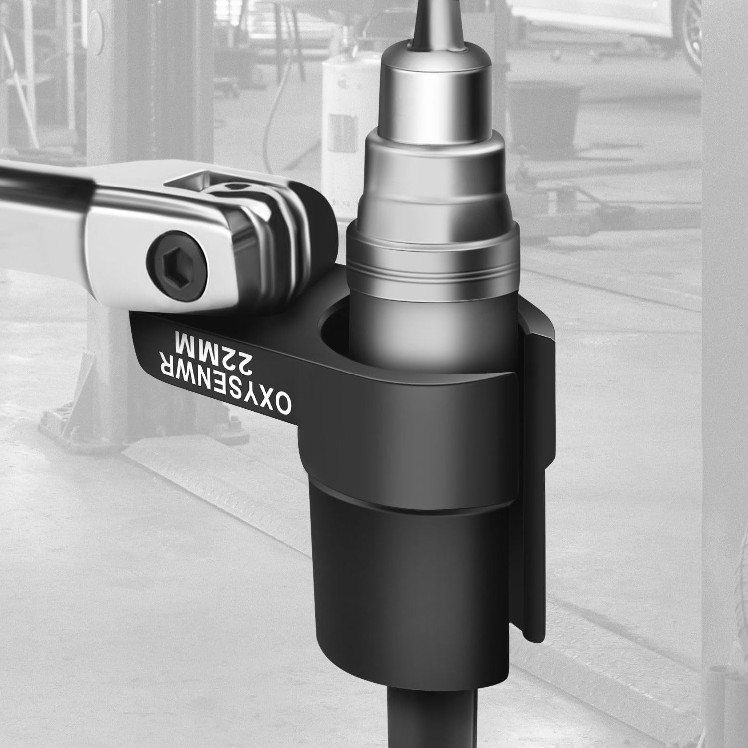 DNA MOTORING sockets next to ratchet to show drive compatibility and scale