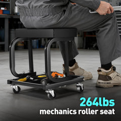 DNA MOTORING built-in tray holding tools and parts, keeps essentials organized and accessible