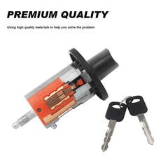 Dngbymx two Ford OEM keys with cylinder showing ready-to-install convenience benefit