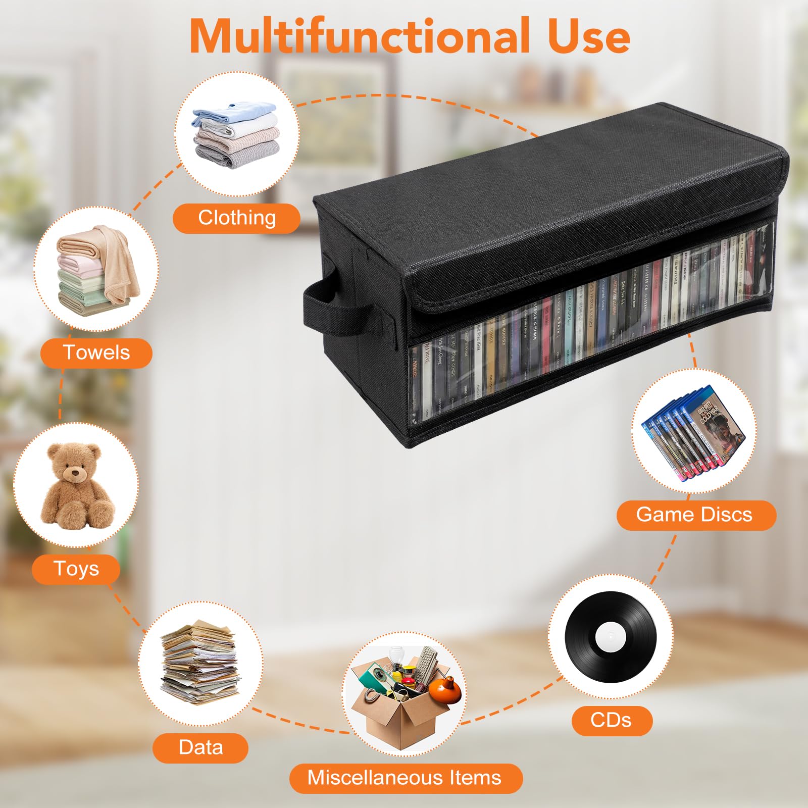 Dntorx collapsed flat to store compactly and reclaim closet or trunk space