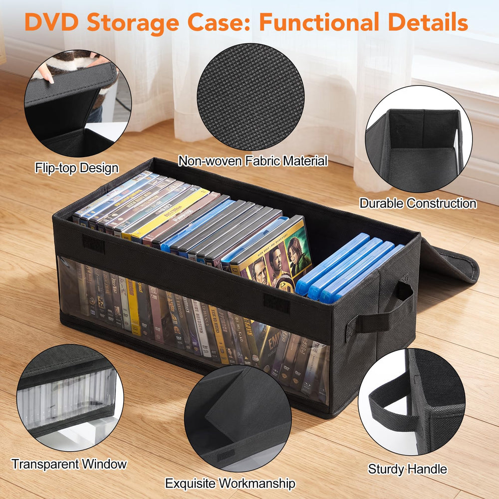 Dntorx flip-top lid open to protect contents from dust and keep items accessible