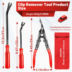 Doaho nylon pry tools close-up protecting trim surfaces during removal