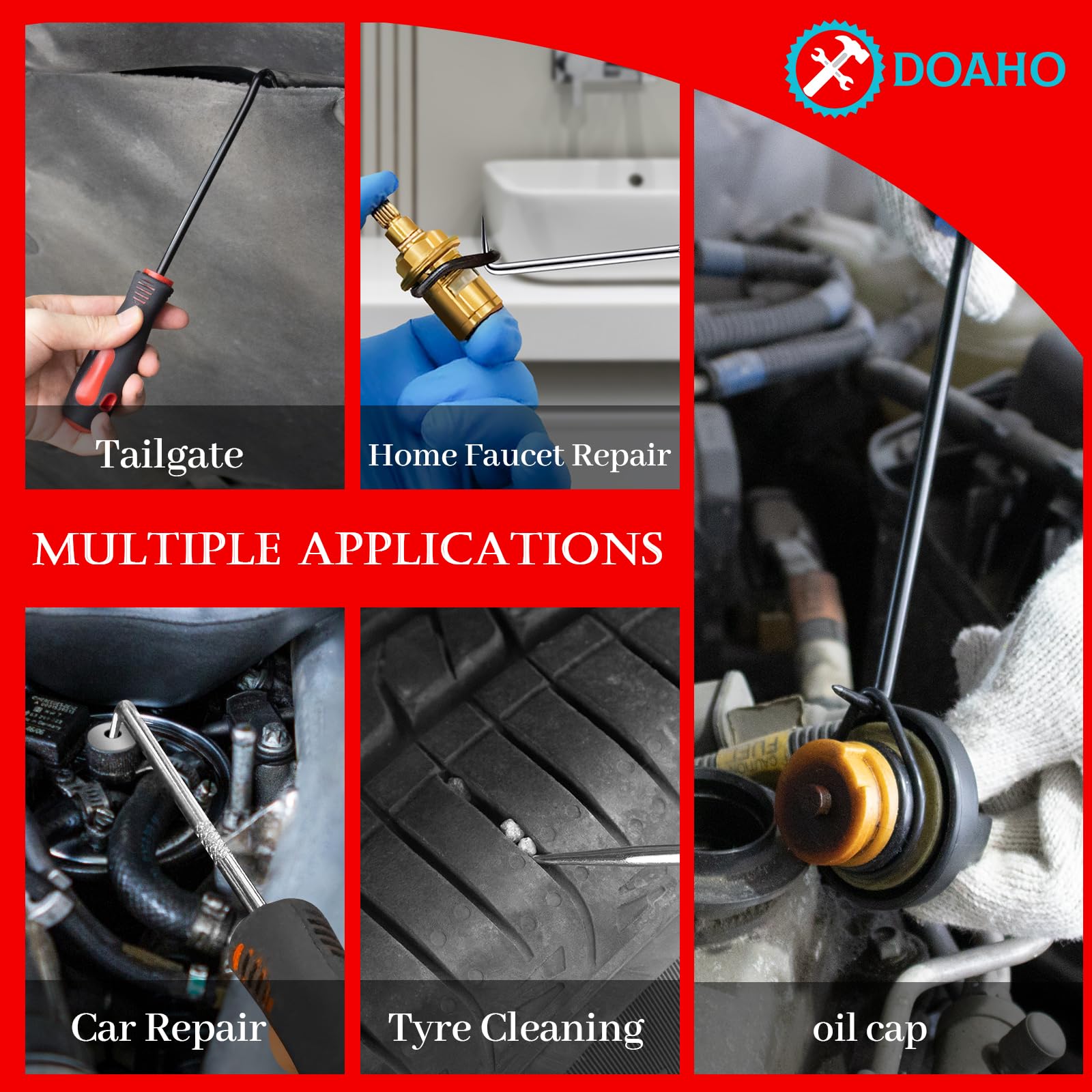 Doaho telescoping magnetic pickup extended to retrieve fallen hardware