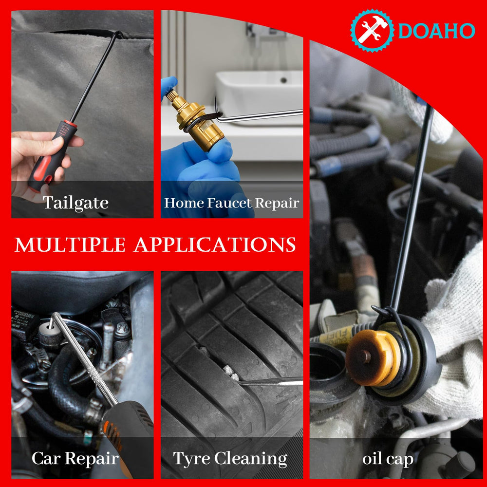 Doaho telescoping magnetic pickup extended to retrieve fallen hardware