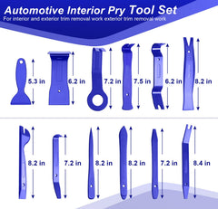Doaho nylon paddles close-up protecting trim edges during prying