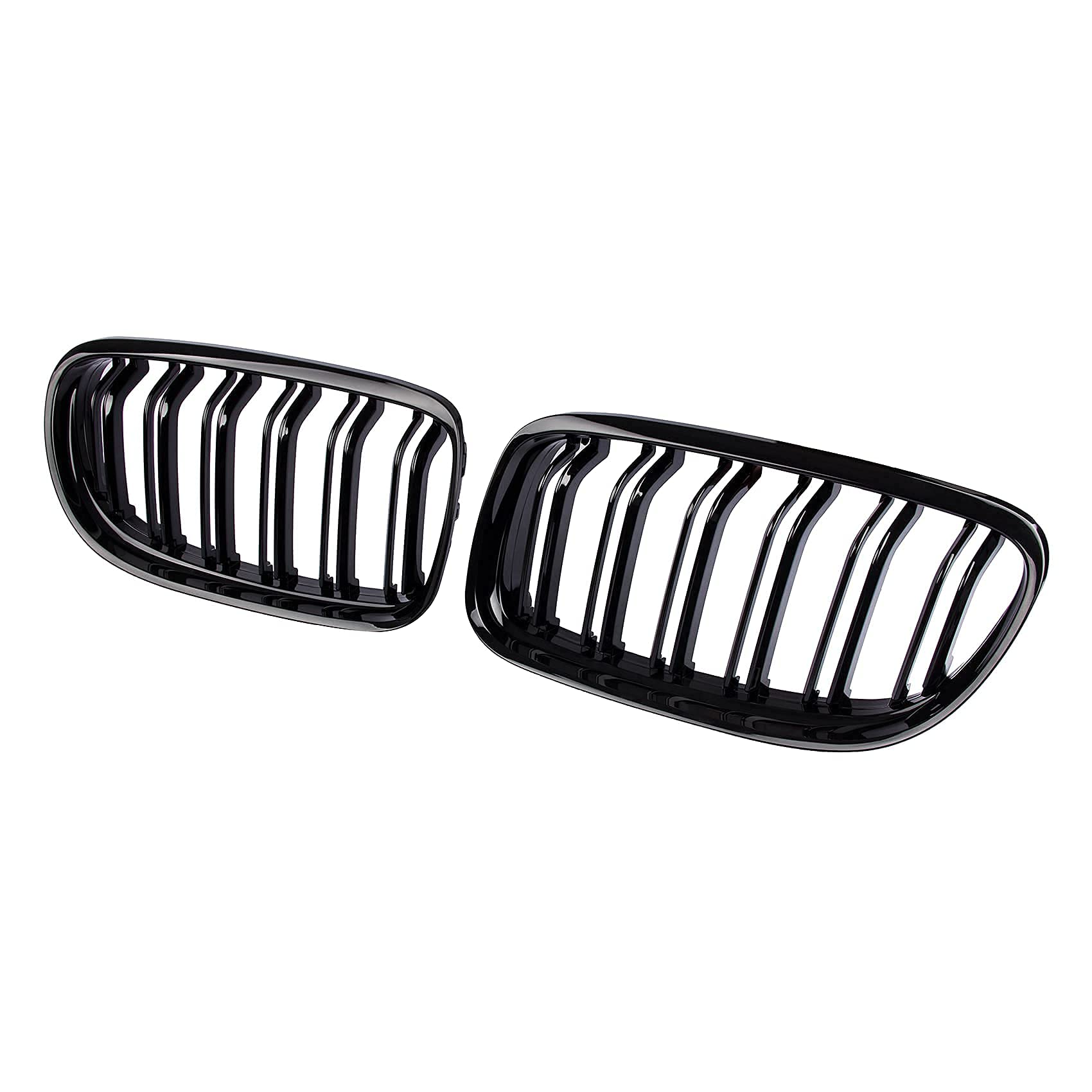 DOCAS front view gloss black grilles showing sleek facelift benefit
