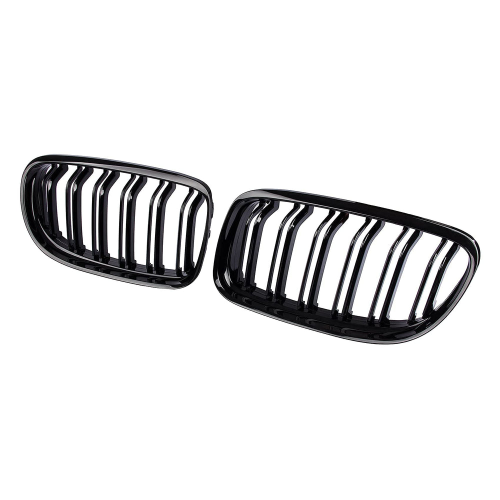 DOCAS front view gloss black grilles showing sleek facelift benefit