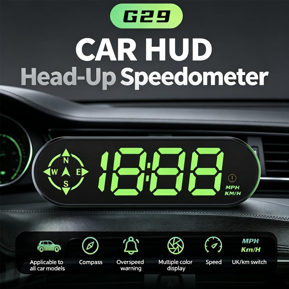 Docbraces close-up of LCD numbers showing accurate speed and mileage