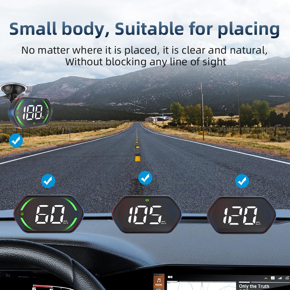 Docbraces display with compass and alert icons aiding navigation awareness