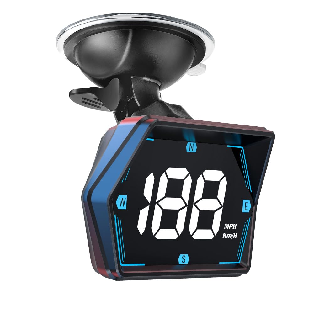 Docbraces front display showing speed and compass for quick reference