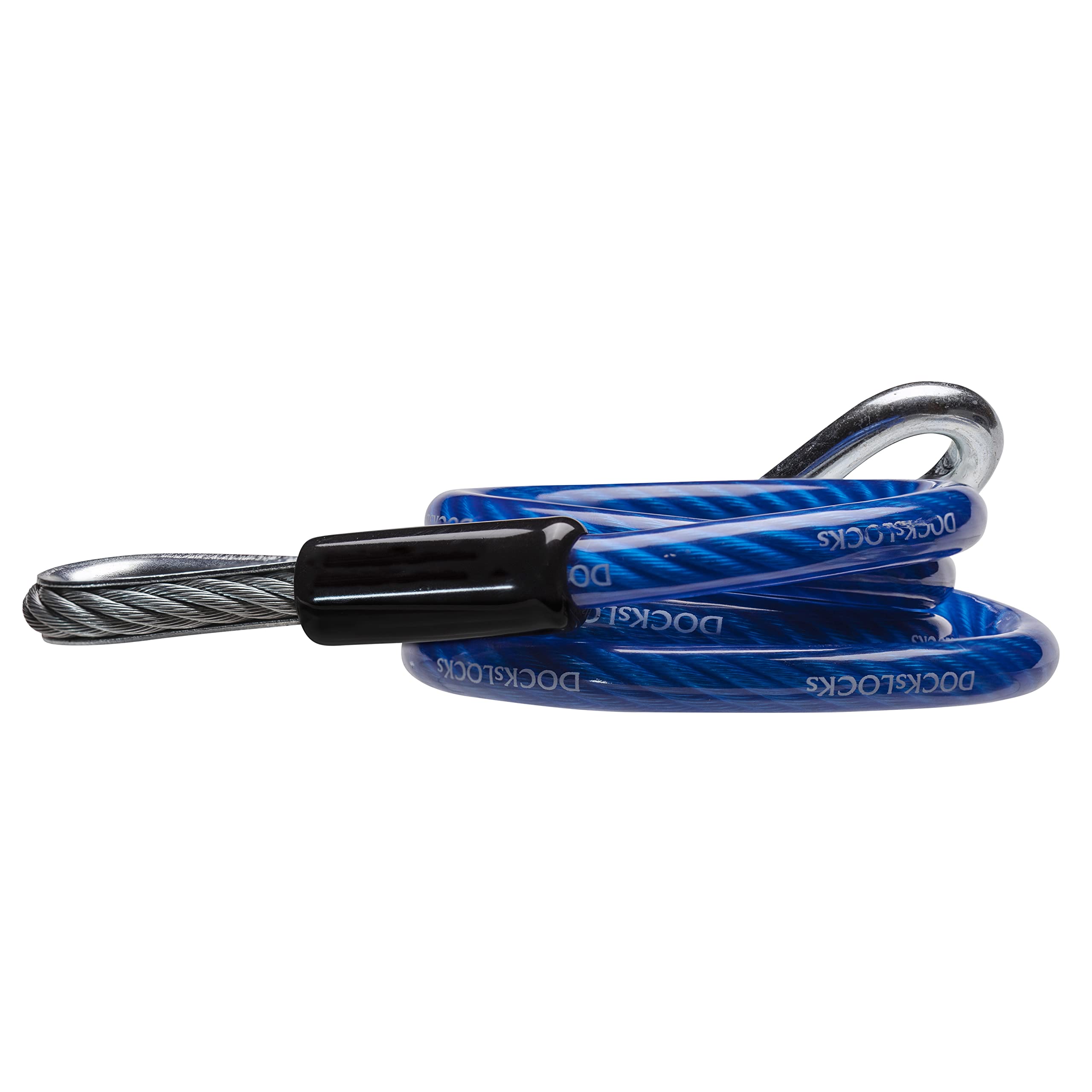 DocksLocks close-up of galvanized S-hook and vinyl coating for durability