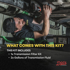 Doc's Diesel ATF+4 bottle label close-up confirming correct spec benefit