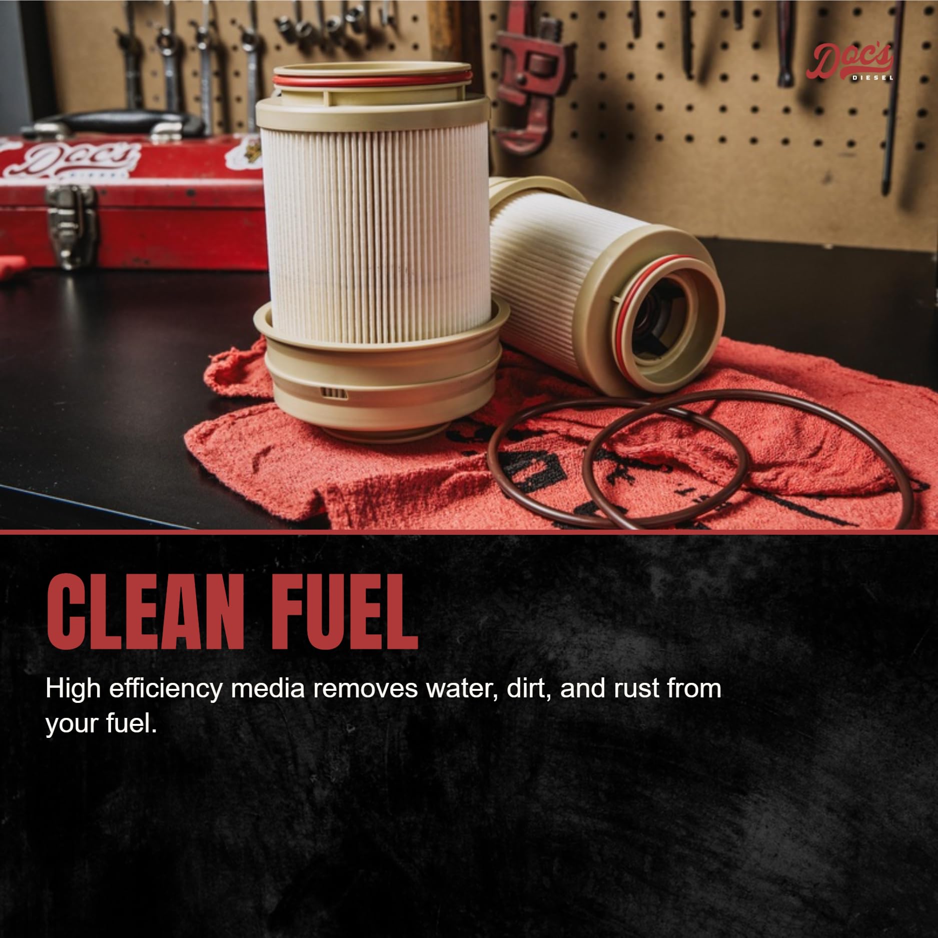 Doc's Diesel installed in a RAM engine bay demonstrating direct-fit convenience