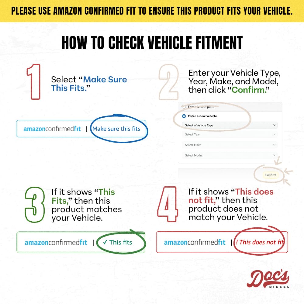 Doc's Diesel filter in truck lifestyle scene illustrating on-road dust protection