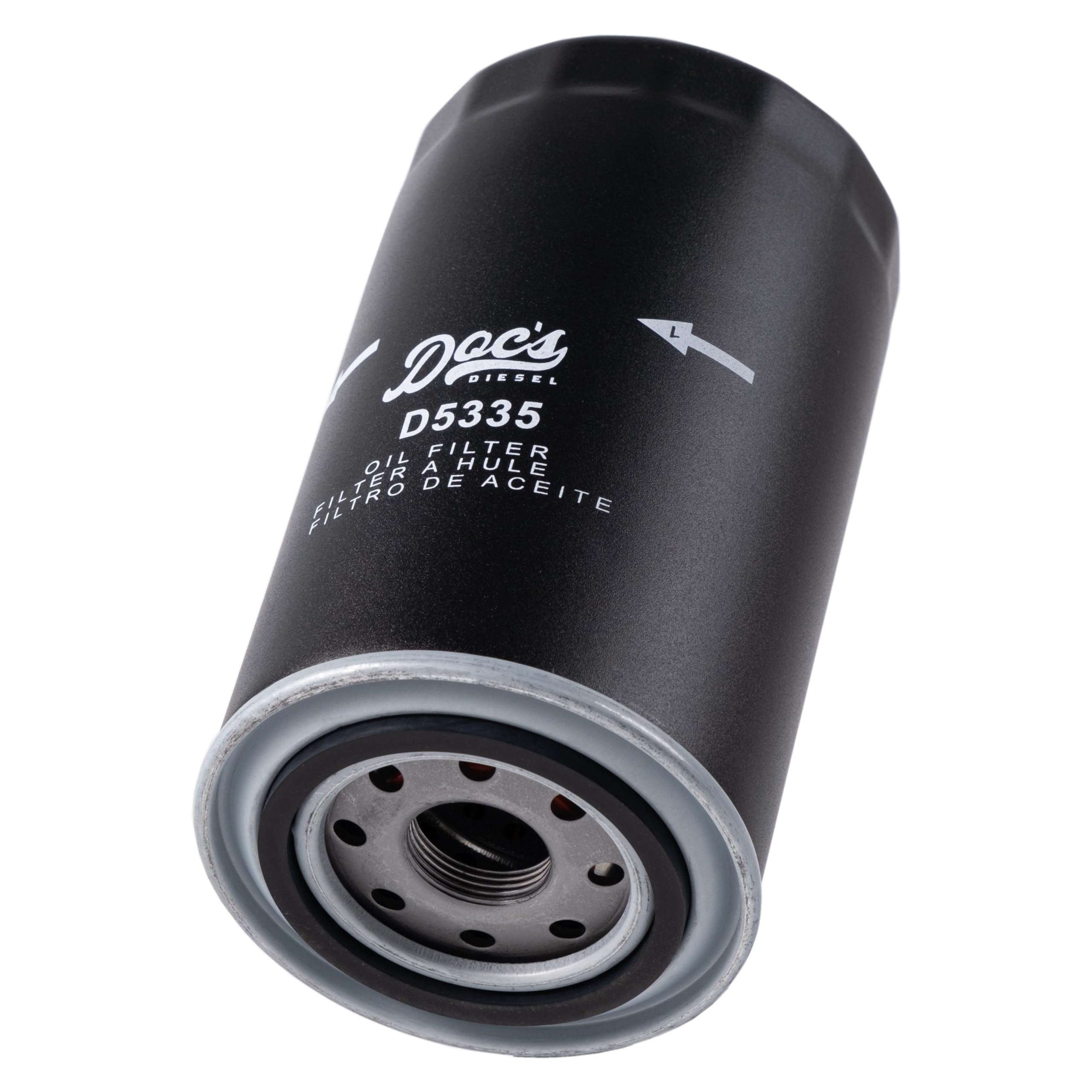 Doc's Diesel fuel filter DPCS10145 detail showing seal and filtration benefit