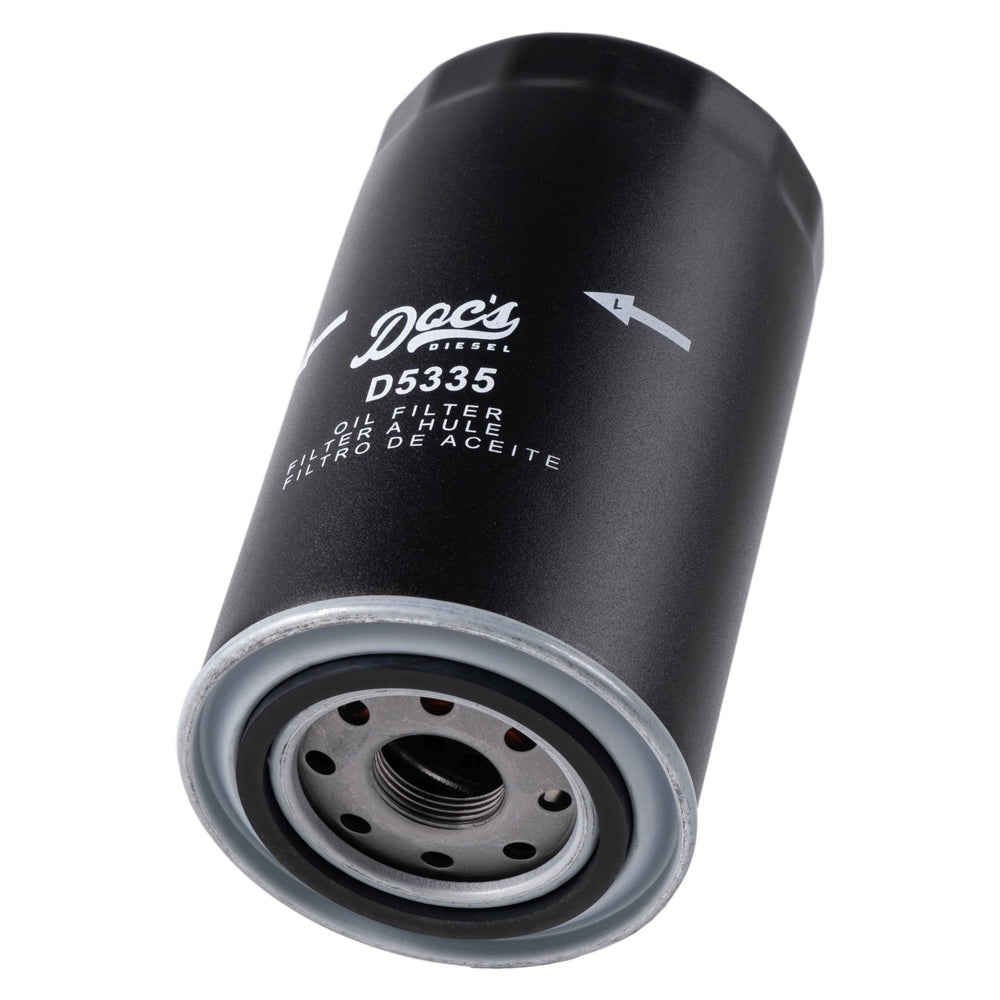 Doc's Diesel fuel filter DPCS10145 detail showing seal and filtration benefit